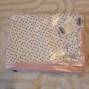 The Beaufort Bonnet Company Port Royal Rosebud Silent Night Pink Floral Blanket